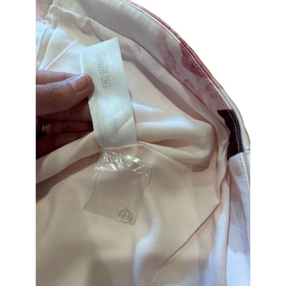 Keepsake Floral One Shoulder A-Line Dress Medium Homecoming Dress Feminine - Picture 4 of 9